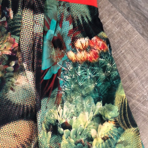 Eva Franco Anthropologie dress. Cactus print - Picture 2 of 8